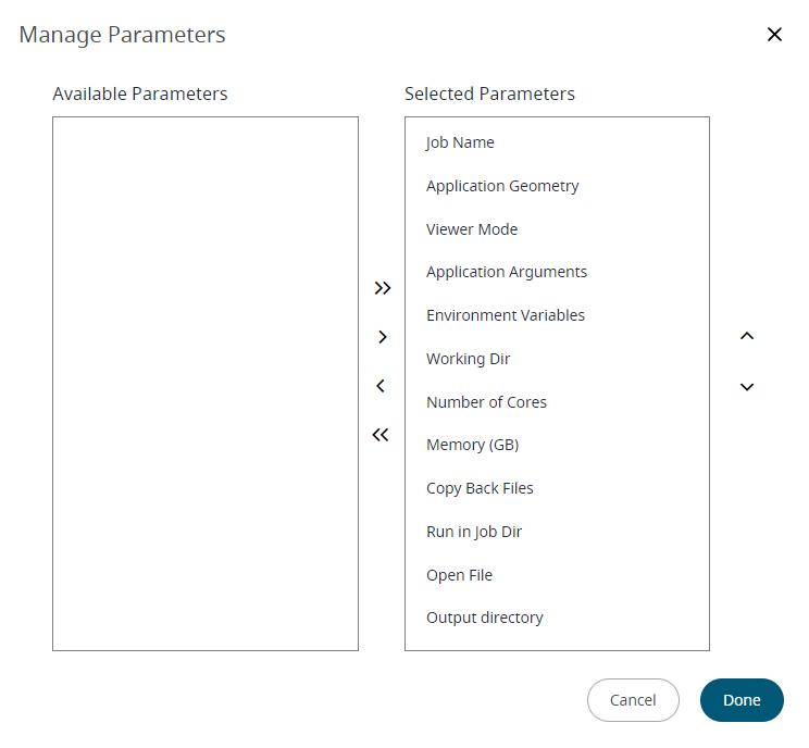 Manage Parameters