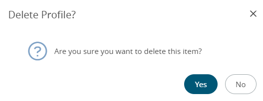 Delete Profile