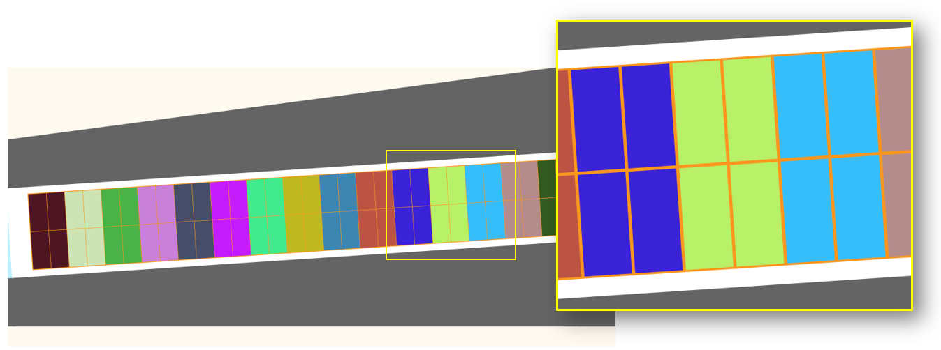 Rectangular shape type wire