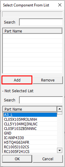 Component Group Type Setup